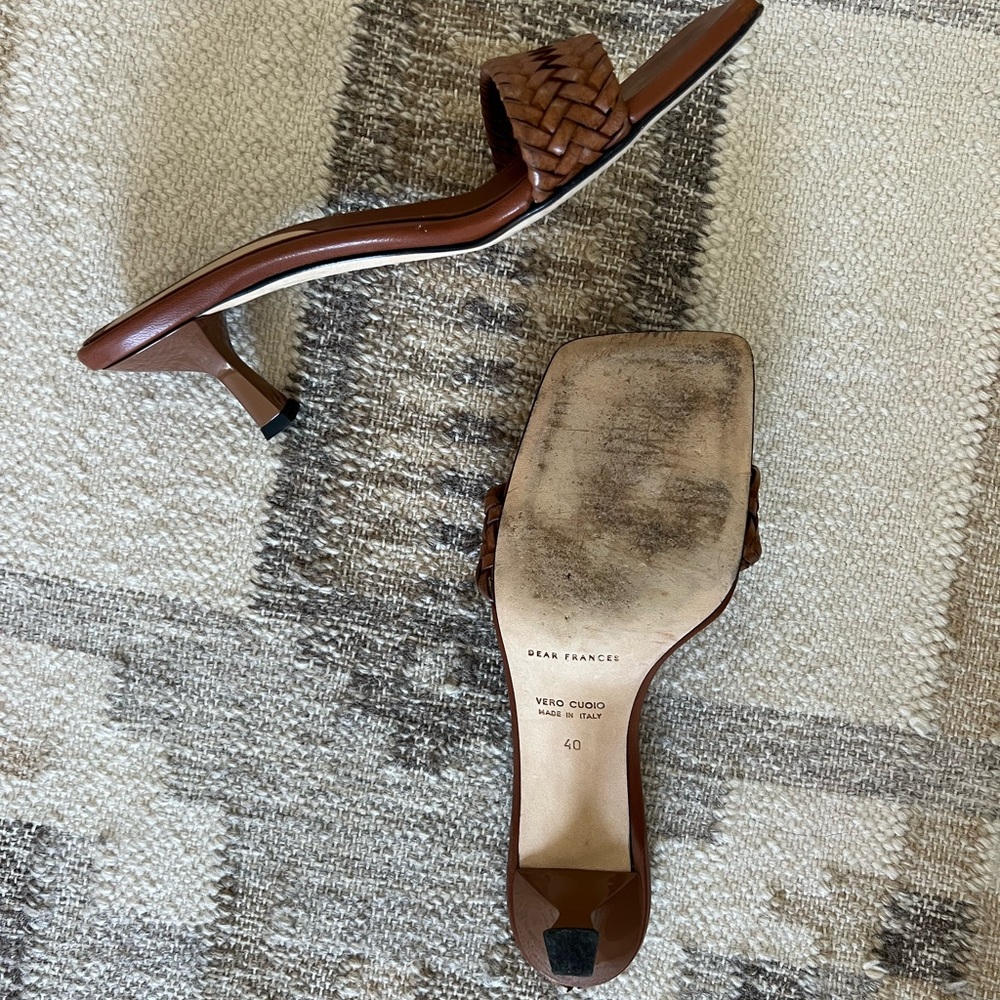 Dear Frances leather slides - Picture 5 of 7